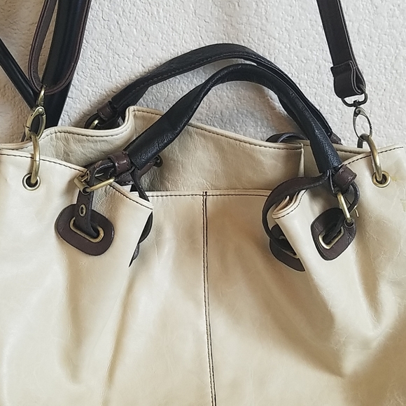 Beige Shoulder Satchel Bag - Picture 2 of 6